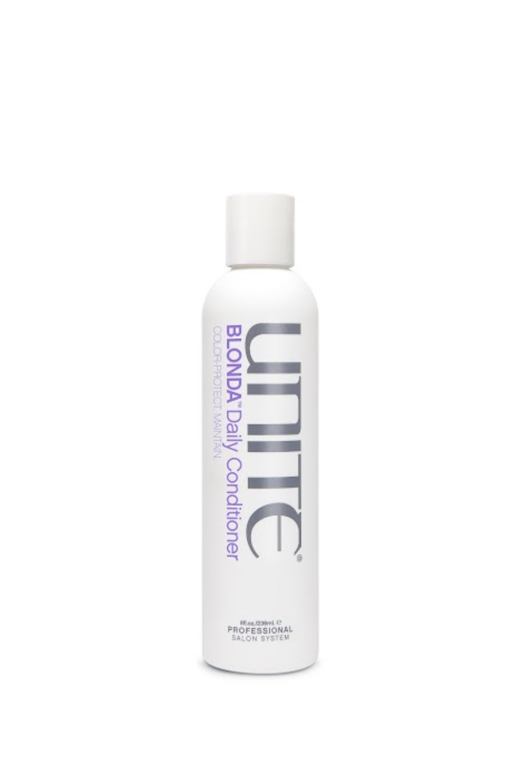 Unite - BLONDA Daily Purple Conditioner white 8 oz. bottle with white top