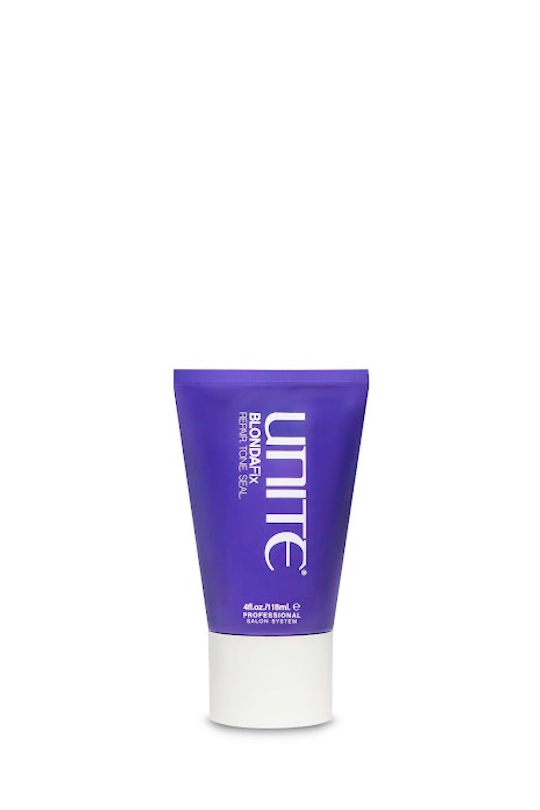 Unite - BLONDA Fix Treatment purple upside down 4 oz. bottle with white flip cap