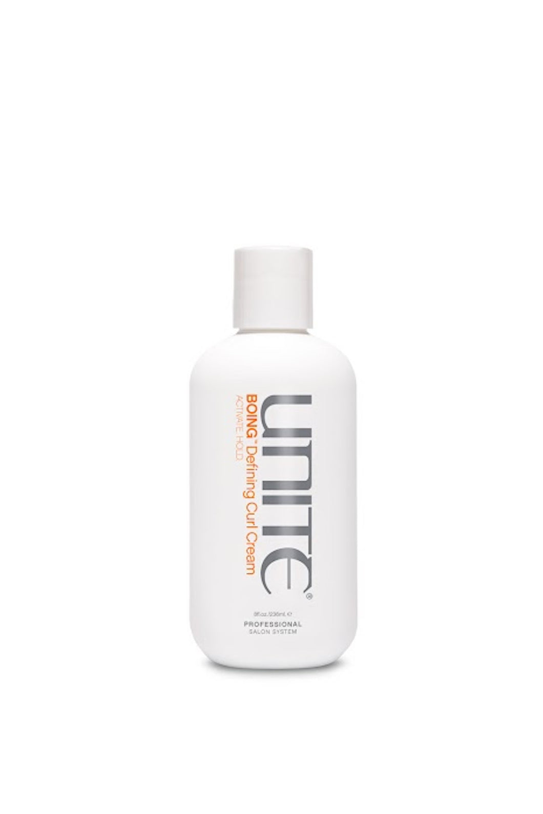 Unite - BOING Defining Curl Cream 8 oz white bottle.