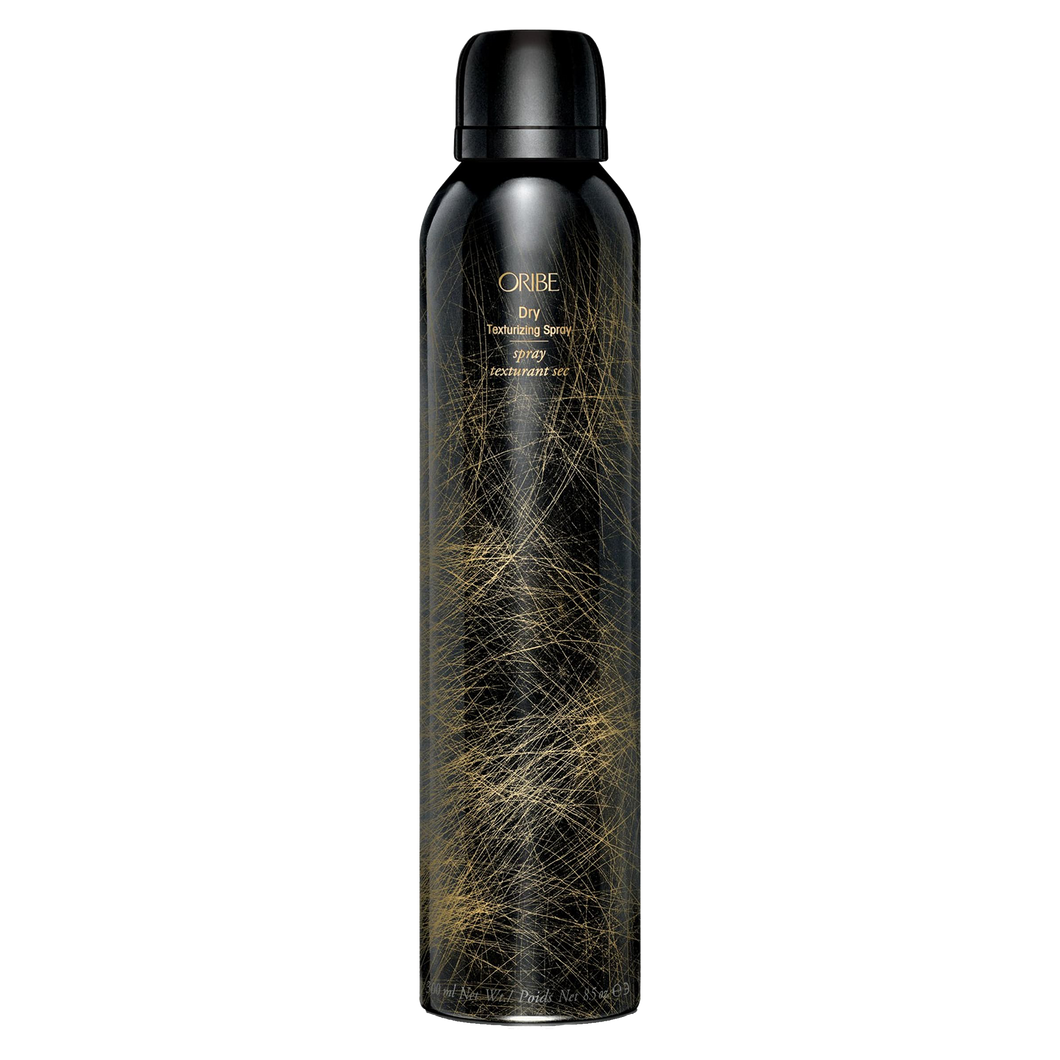 Oribe - Dry Texturizing Spray full size aerosol black and gold bottle with black lid
