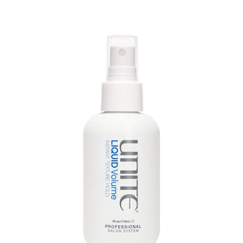 Unite - LIQUID VOLUME white 4 oz. non-aerosol spray bottle with clear lid