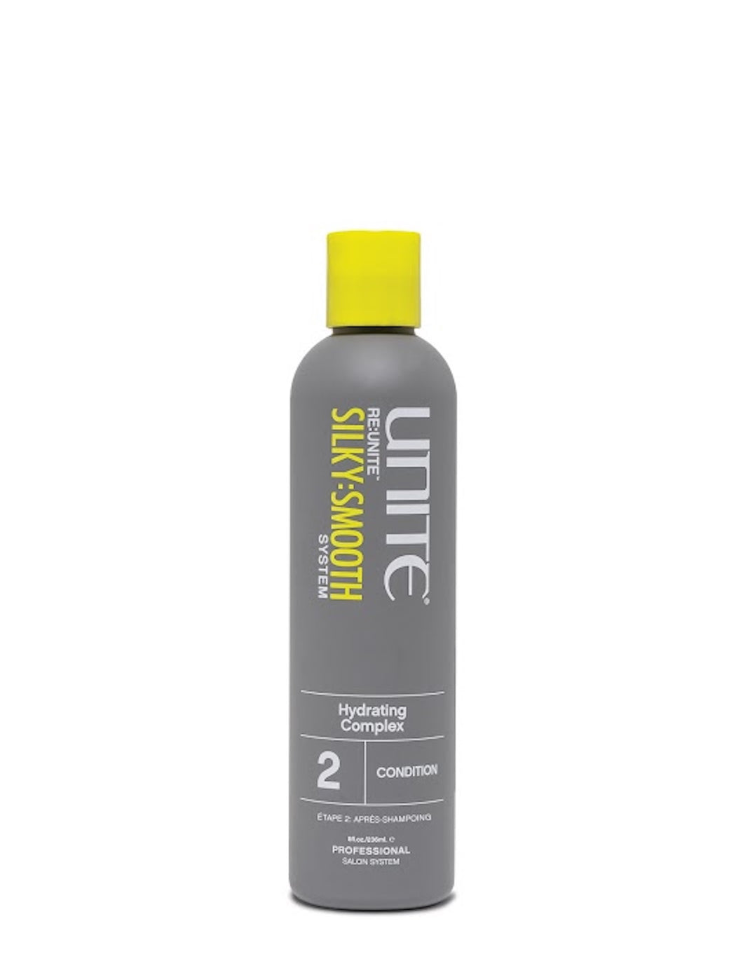 Unite - SILKY:SMOOTH Hydrating Complex gray bottle with yellow cap 