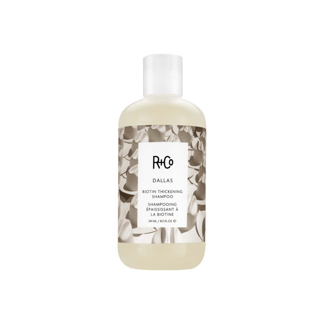 R+Co - DALLAS Thickening Shampoo 8.5 oz. bottle with cowboy hat graphic