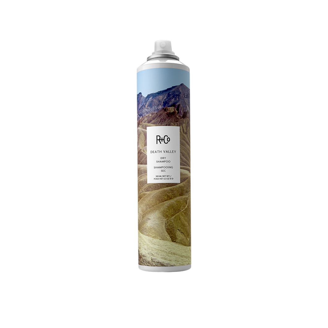 R+Co - Death Valley aerosol spray can with desert background graphics