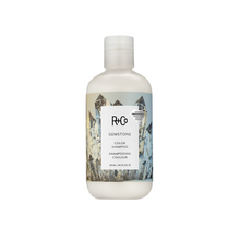 Load image into Gallery viewer, R+Co - Gemstone Shampoo 8.5 oz.bottle with silver crystal background graphic
