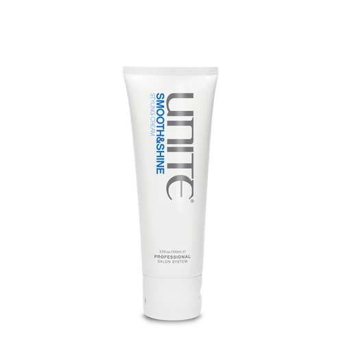 Unite - SMOOTH & SHINE Cream white tube with flip top cap on bottom