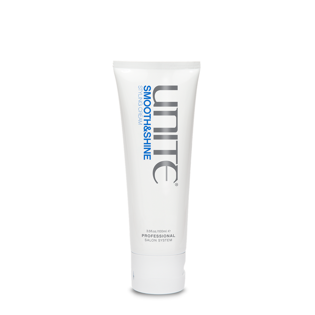 Unite - SMOOTH & SHINE Cream white tube with flip top cap on bottom