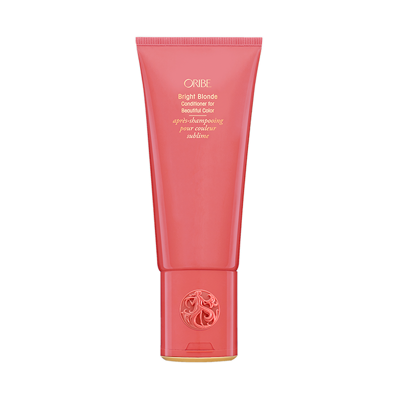 Oribe - BRIGHT BLONDE Conditioner bottle bright pink color with bottom flip top cap