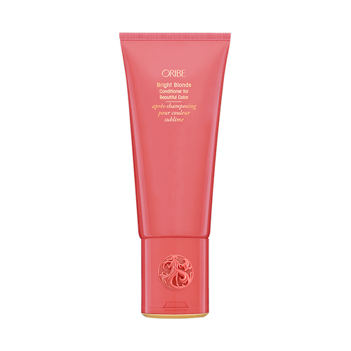 Oribe - BRIGHT BLONDE Conditioner bottle bright pink color with bottom flip top cap