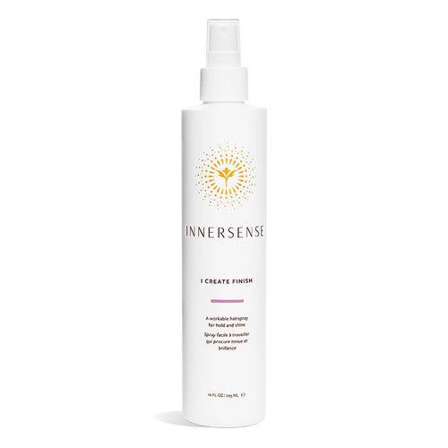 Innersense Organic Beauty - I Create Finish Hairspray. Regular 10 oz. bottle. Non-aerosol hairspray with pump top.
