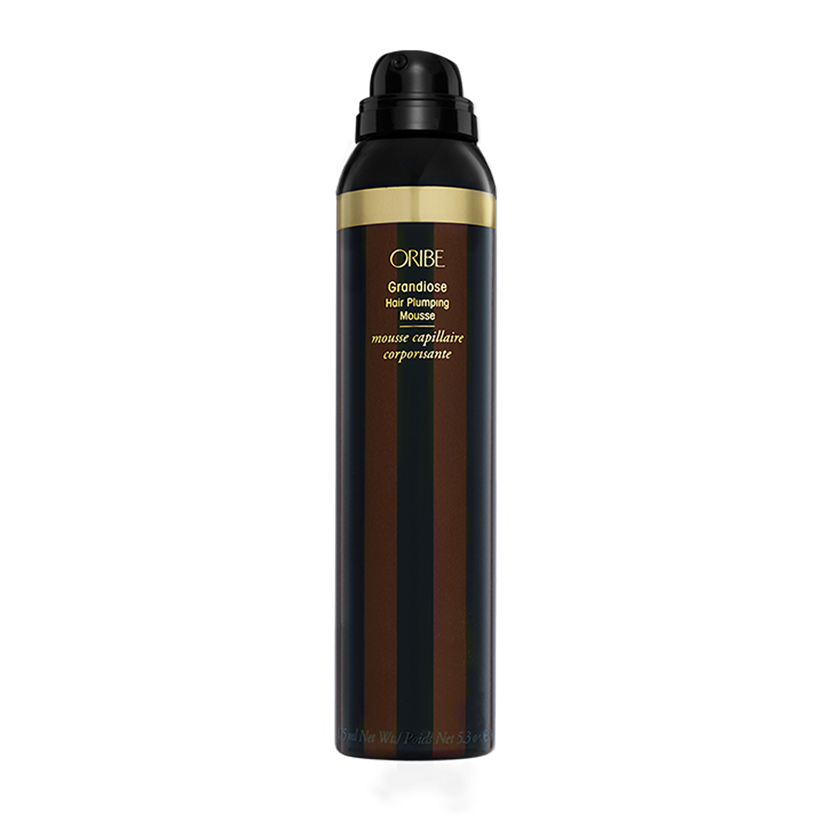 Oribe Grandiose Hair Plumping Mousse for volume and body — 5.7 oz regular size.