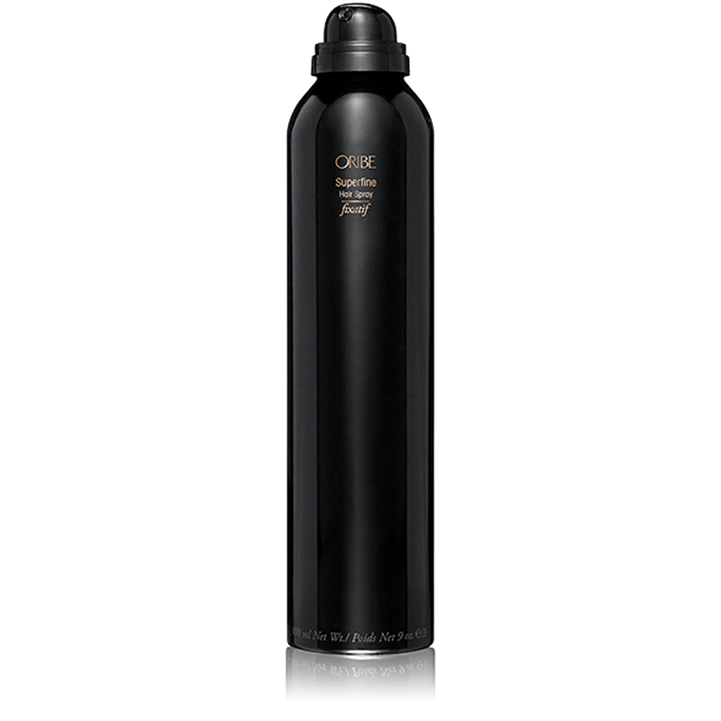 Oribe - Superfine aersol hairspray in black aerosol bottle 