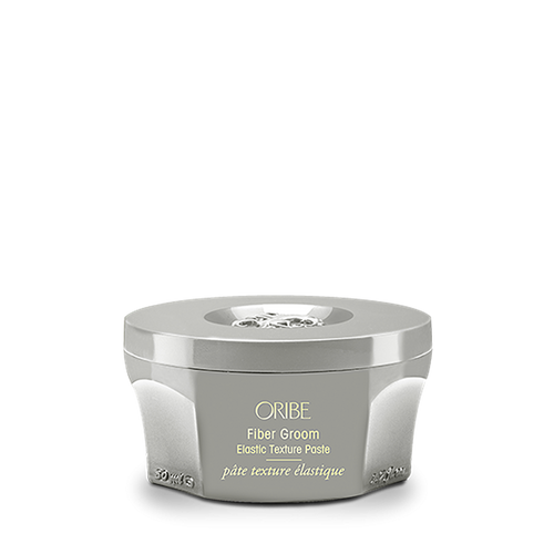 Oribe - Fiber Groom Paste grey circular bottle with twist open cap
