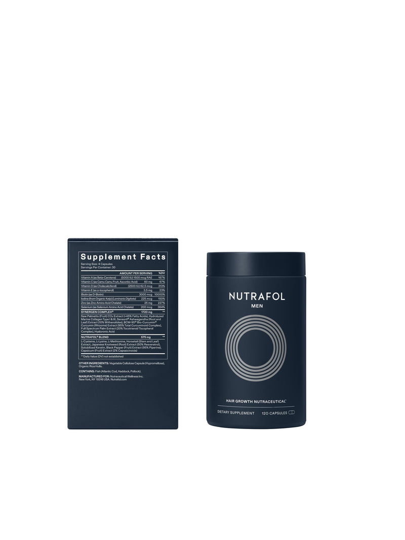 Nutrafol - Men dark blue twist cap bottle