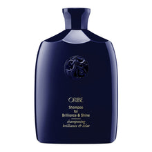 Load image into Gallery viewer, Oribe - Shampoo for Brilliance &amp; Shine blue rounded bottle with gold lettering
