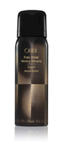 Load image into Gallery viewer, Oribe - Free Styler Hairspray travel size aerosol bottle with back top
