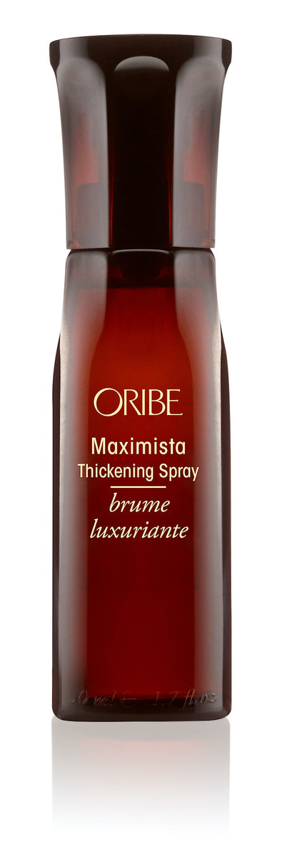 Oribe Maximista Thickening Spray for volume and lift — 1.7 oz travel size.