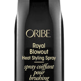 Oribe Royal Blowout Heat Styling Spray for polished blowouts — 1.7 oz travel size.