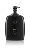 Load image into Gallery viewer, Oribe - Signature conditioner black bottle, liter sized with black pump top
