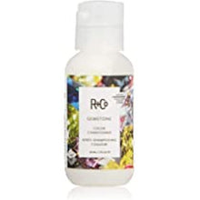 Load image into Gallery viewer, R+Co - GEMSTONE Conditioner 2 oz. bottle with colorful gemstones background graphic
