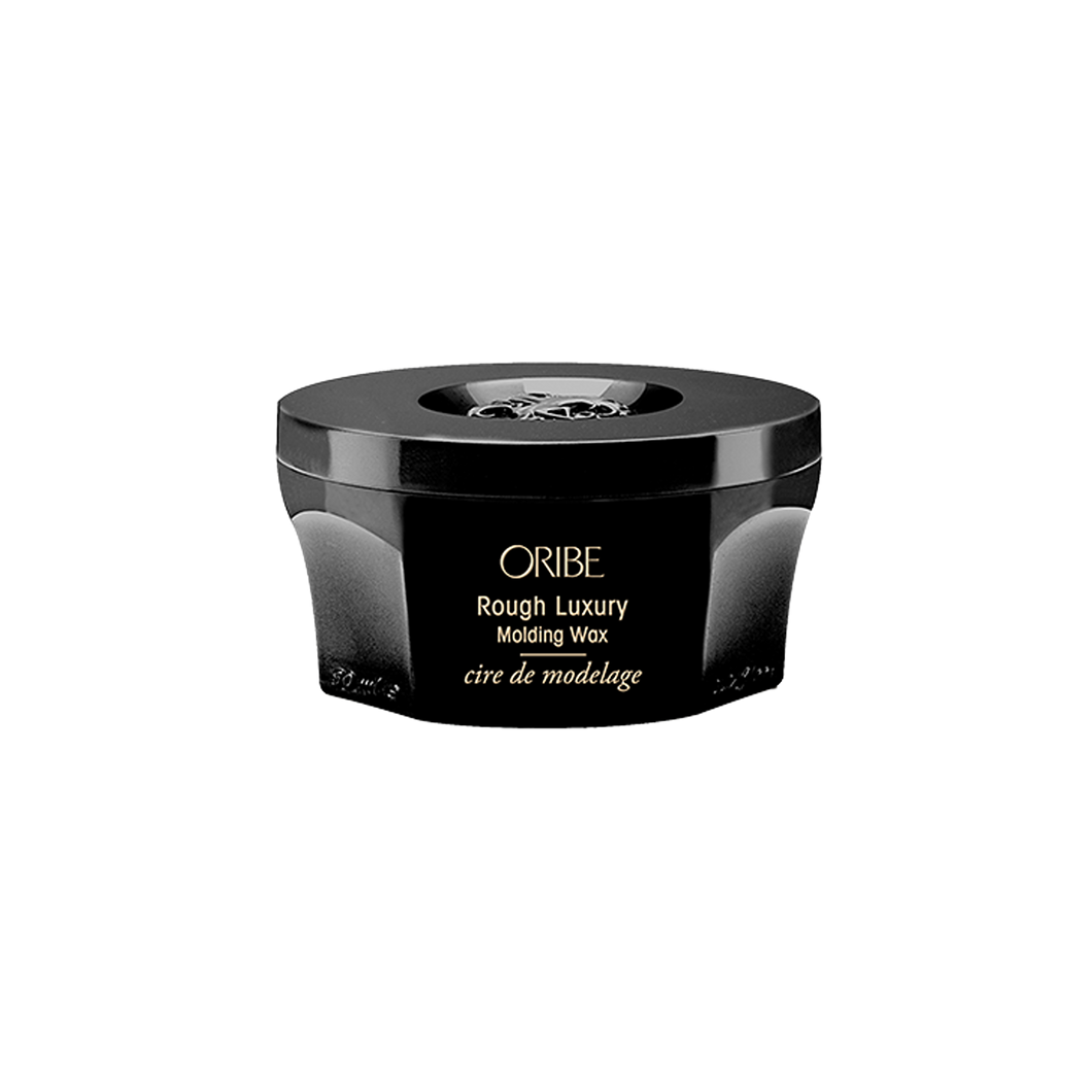 Oribe - Rough Luxury molding wax black circular container with twist open top