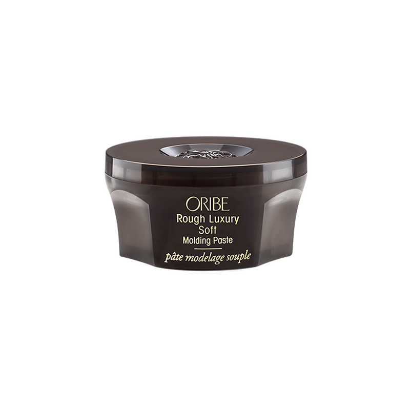Oribe - Rough Luxury Soft brown circular container with twist open top