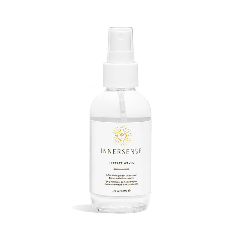 Innersense Organic Beauty - I Create Waves. 4 oz. glass bottle with fine mist sprayer top.